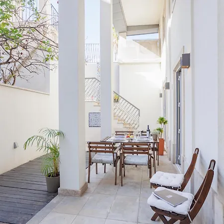 아파트 Sunny Terrace Lapa Santos 리스본